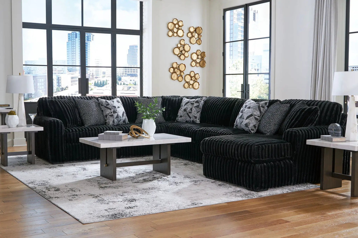 Midnight-Madness - Sectional by Unique Piece Furniture