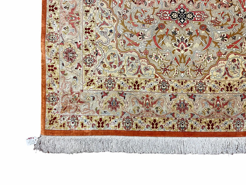 3' X 5' Vintage Fine Handmade Turkish Oriental Silk Rug 900 KPSI Wow by Jewel Rugs