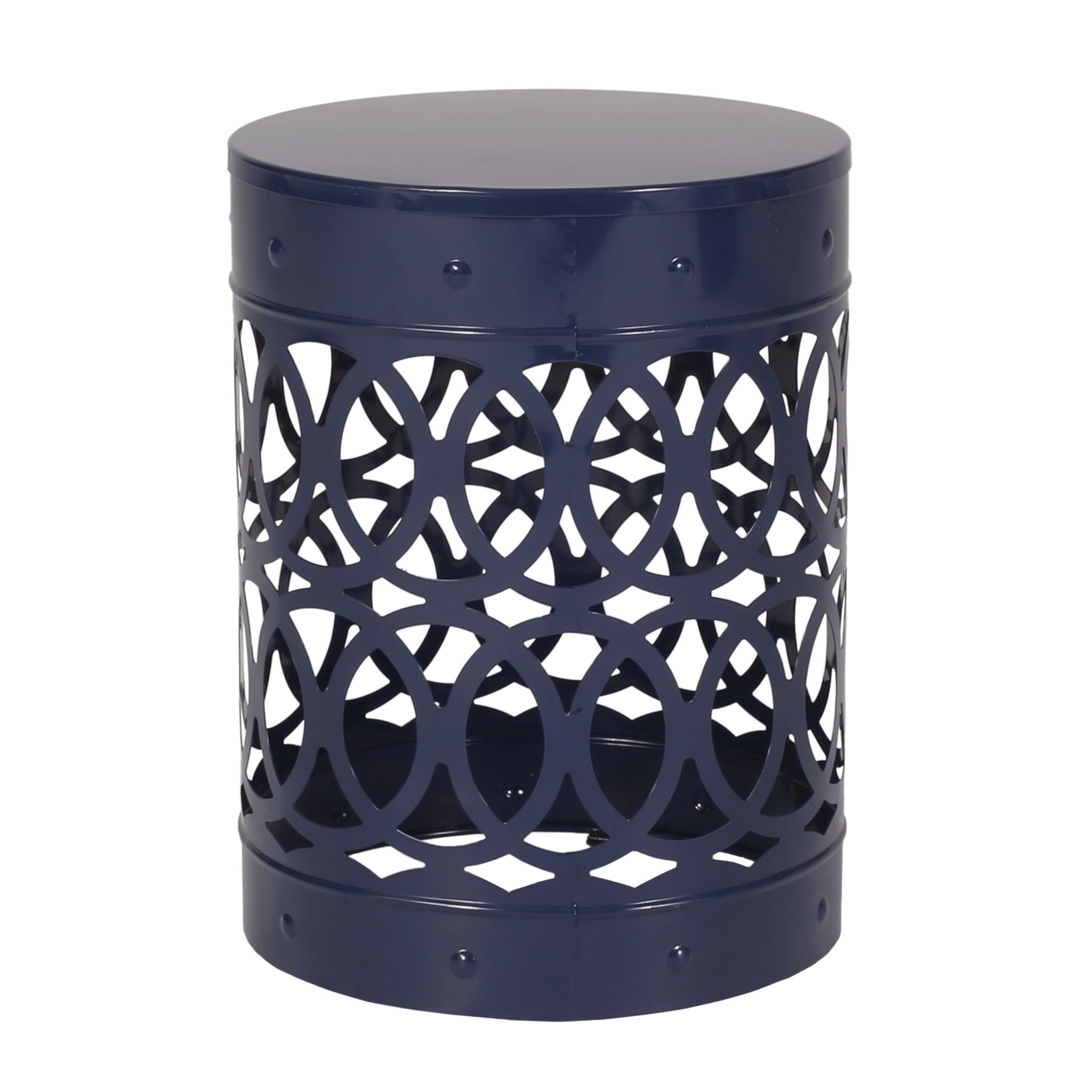 Outdoor Metal Large End Table, Modern Design by HouseOfZazla