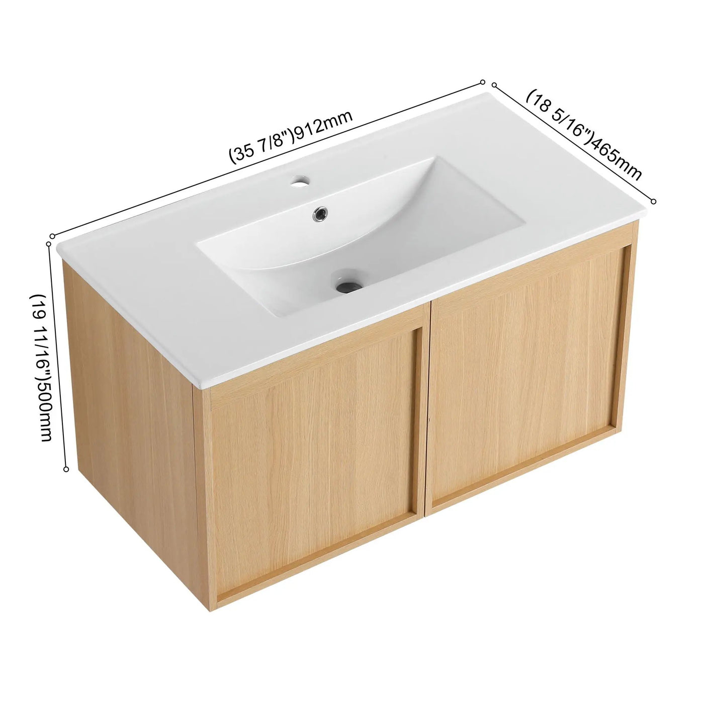 Floating Bathroom Vanity With Sink Combo by HouseOfZazla
