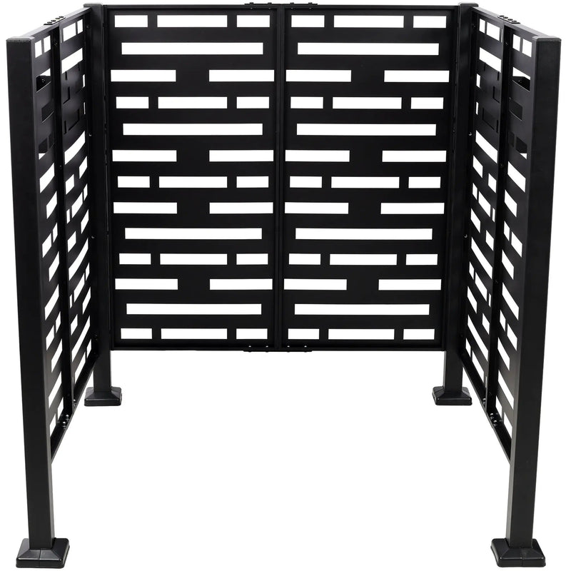3.5x3.5FT Metal Air Conditioner Privacy Fence with Planter Boxes by HouseOfZazla