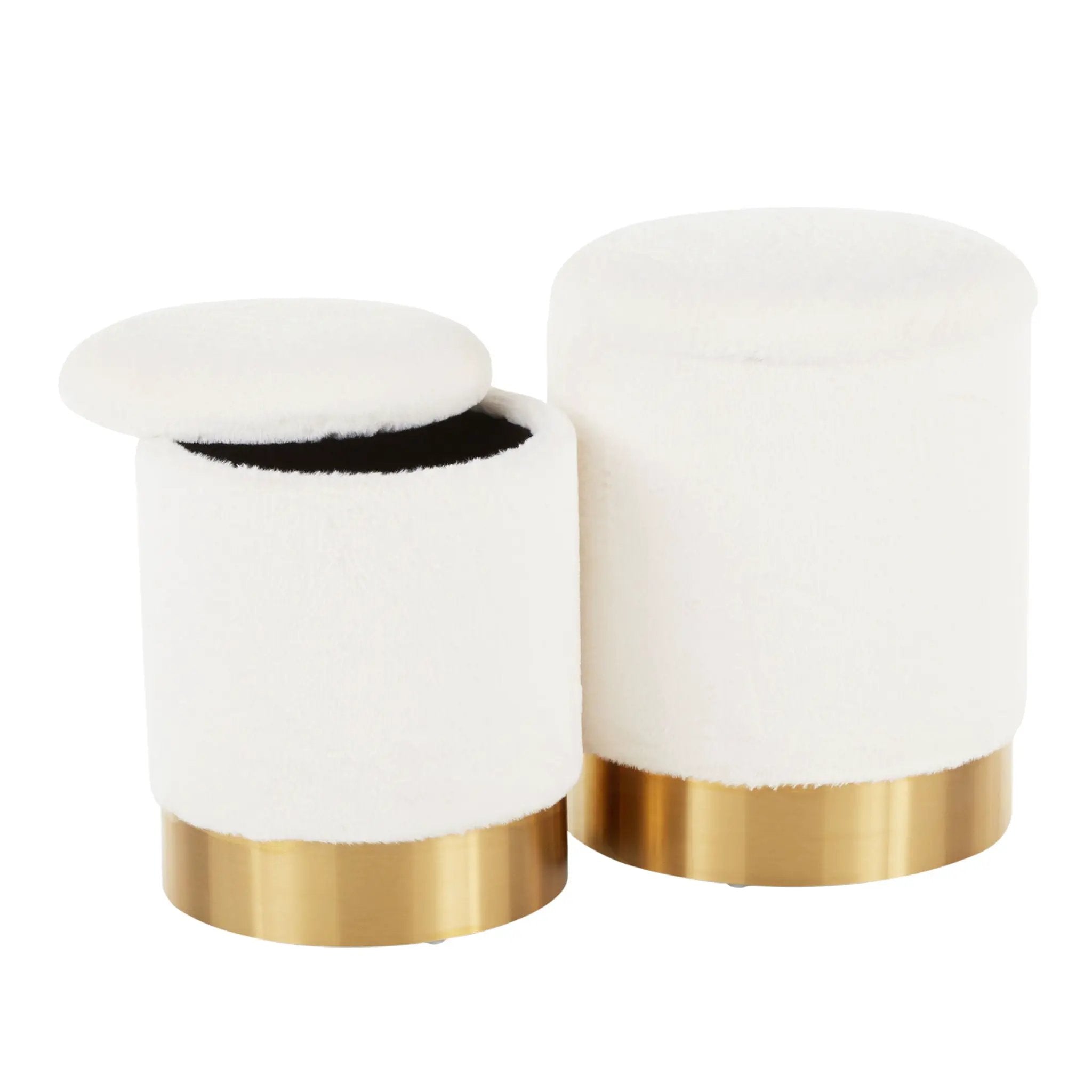 Marla - Contemporary Nesting Ottoman Set by Unique Piece Furniture
