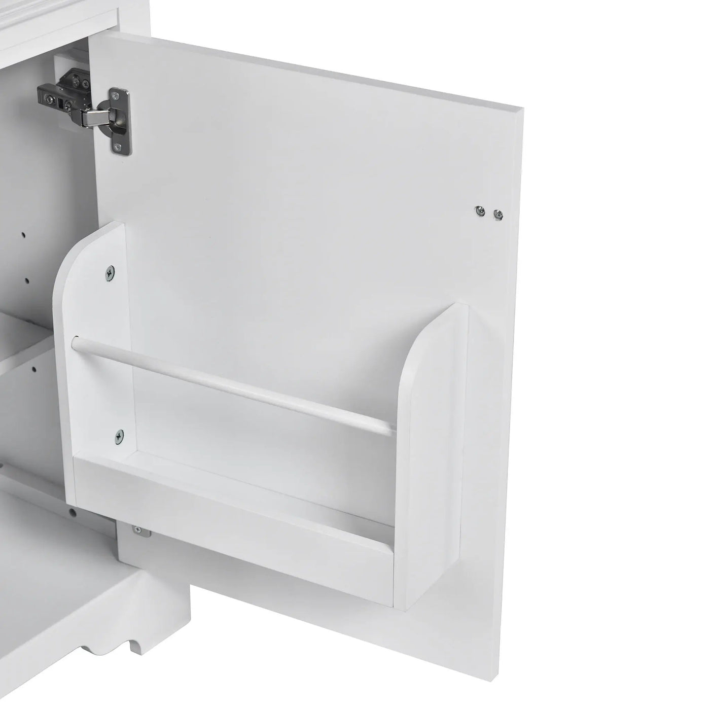 Elegant Bathroom Vanity With Ceramic Sink, Soft Close Door, Adjustable Shelf by HouseOfZazla
