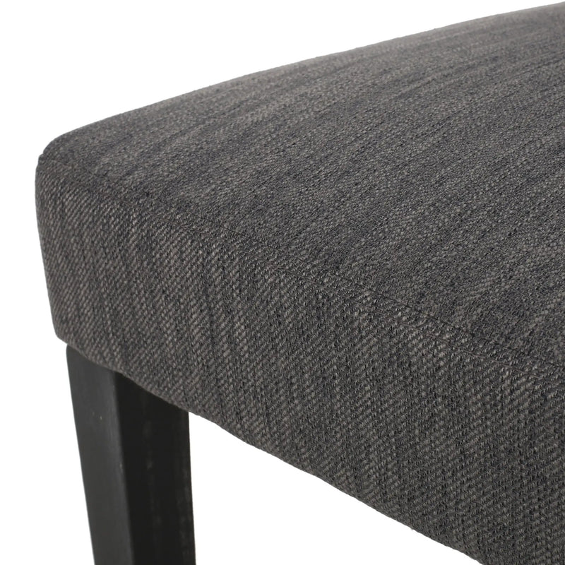 Contemporary Dining Chair with Upholstered Seating and Tapered Legs by HouseOfZazla