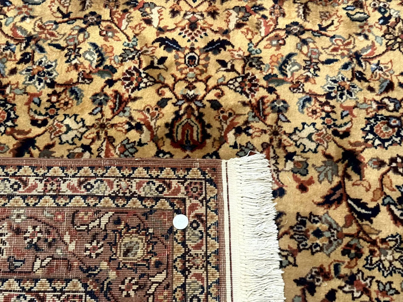 Indo Persian Rug 5x8, Light Tan/Camel, Allover Design by Jewel Rugs