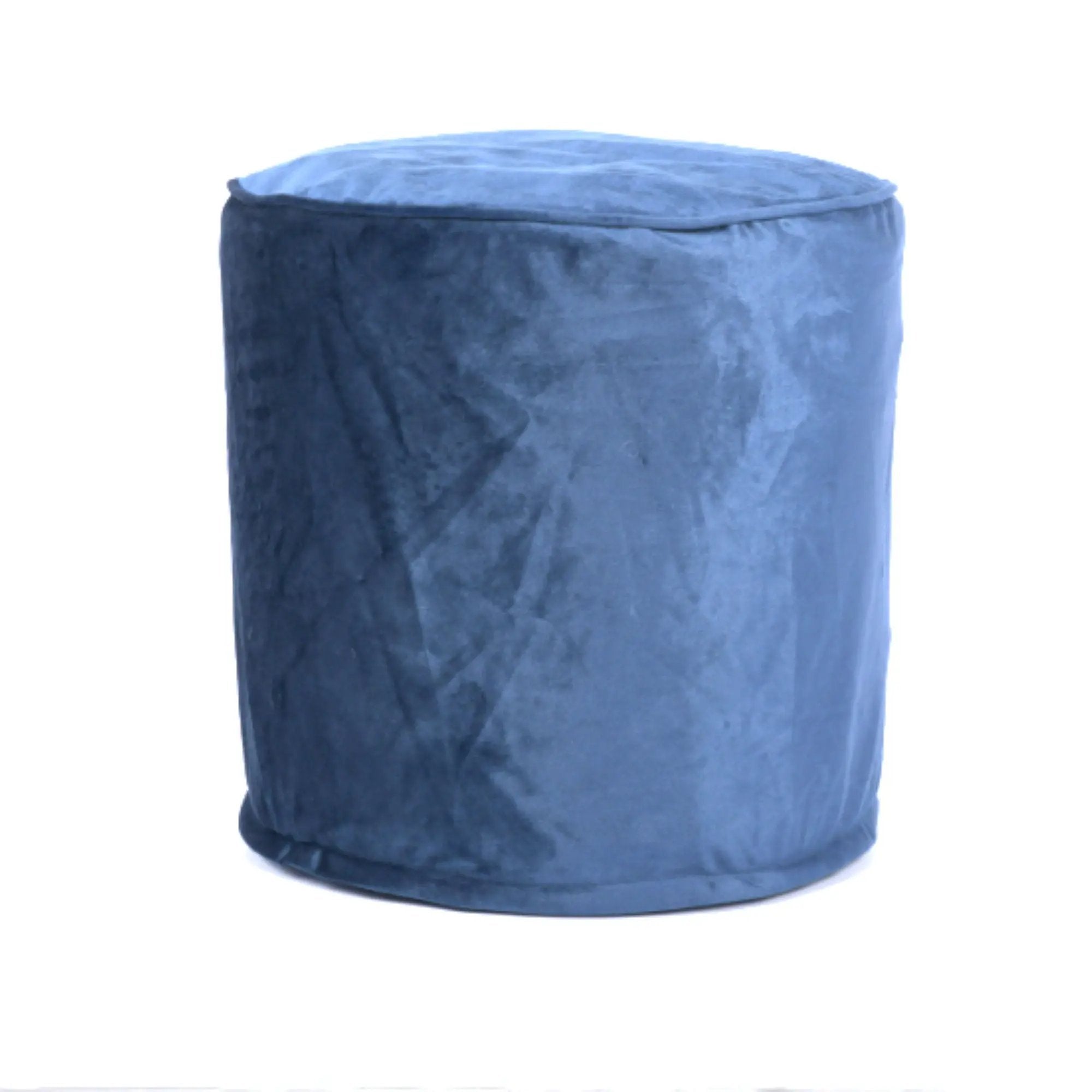 Shimon - Cylinder Pouf Ottoman Floor Cushion by Unique Piece Furniture