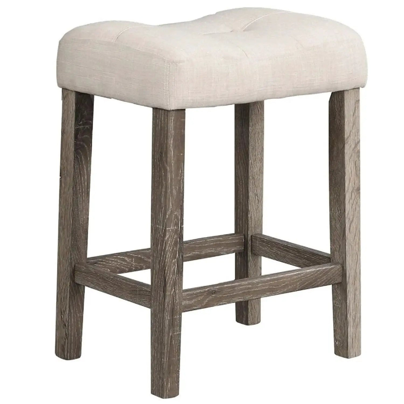 Transitional Counter Dining Set With 4 Tufted Stools by HouseOfZazla