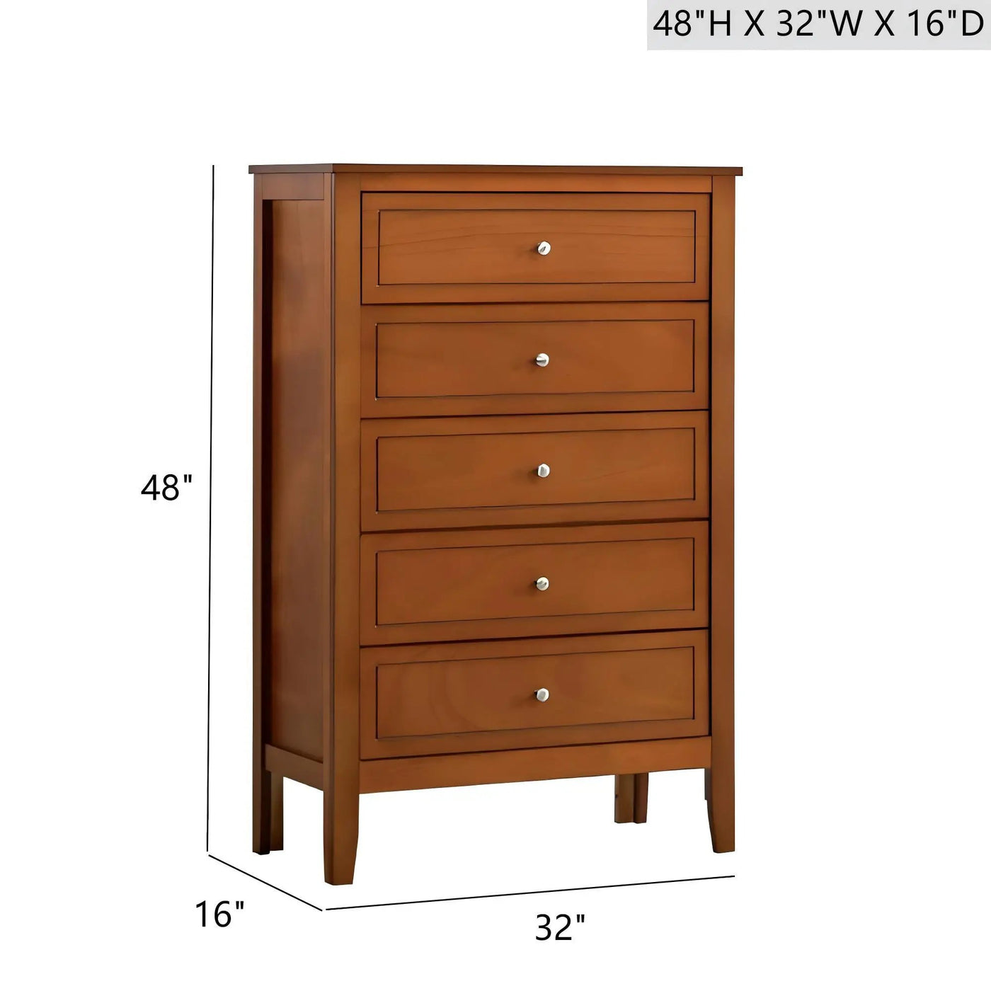Daniel - Chest, 5 Drawer Storage Unit by HouseOfZazla