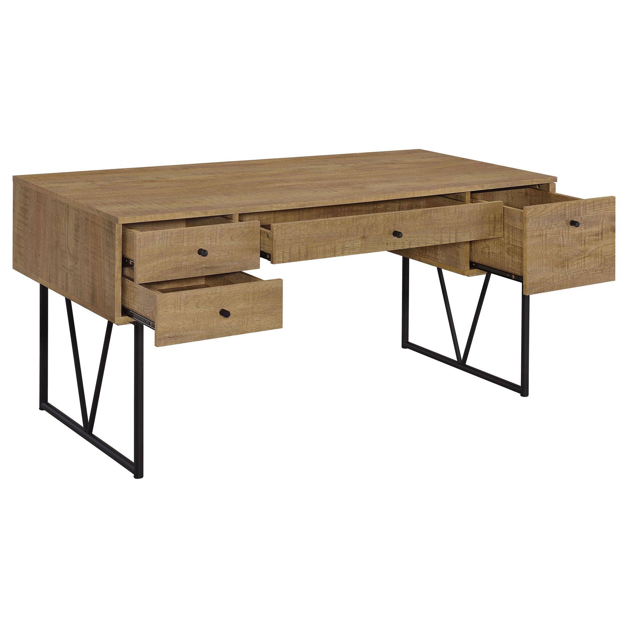 Analiese 63-inch 4-drawer Writing Desk Mango by Unique Piece Furniture