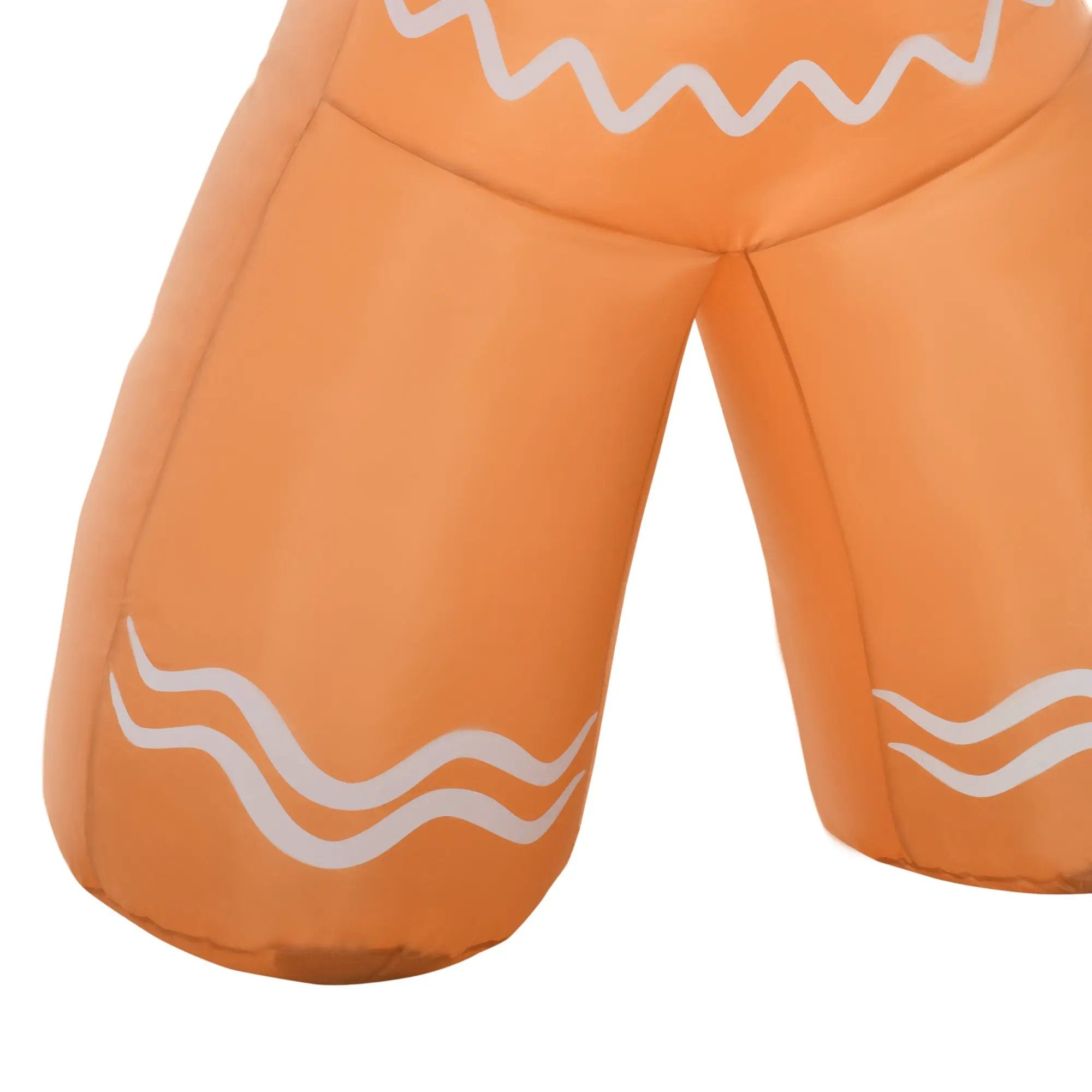 HOMCOM 8ft Christmas Inflatable Gingerbread Man Decoration by HouseOfZazla