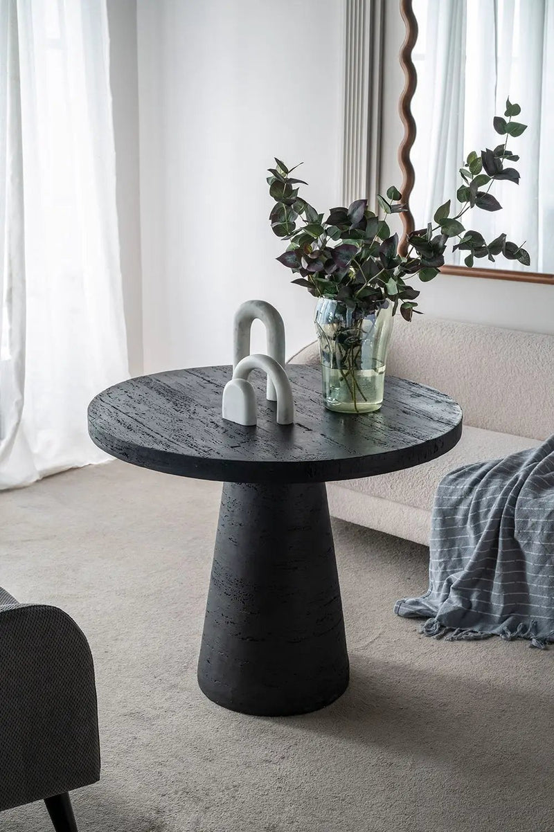 Round Dining Table With Pedestal Base by HouseOfZazla