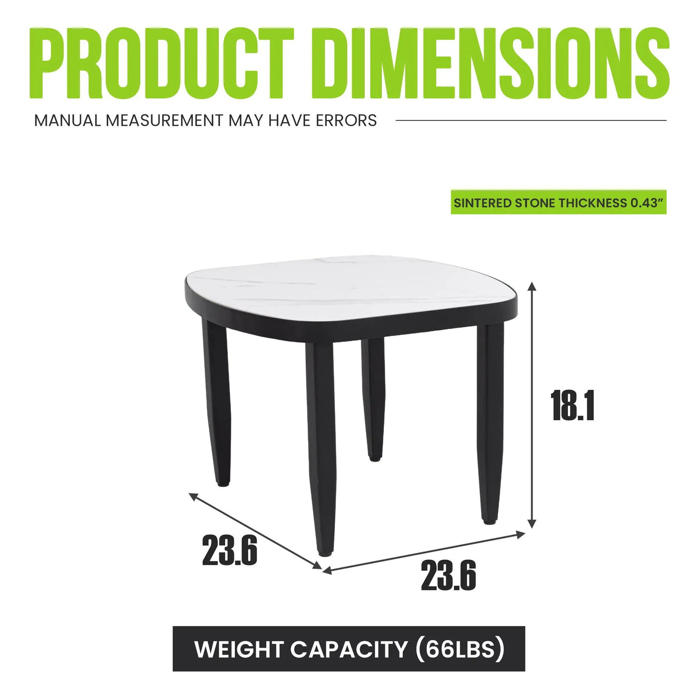 Outdoor Elegance Table, Rounded Corners by HouseOfZazla