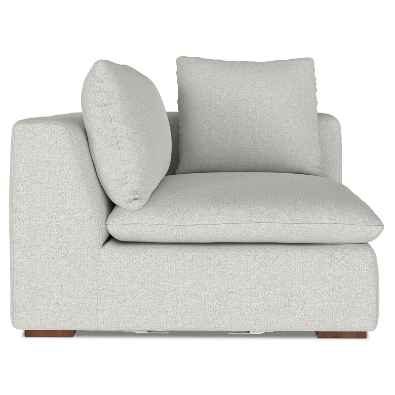 Jasmine - Right Arm Sofa Module - Gray by HouseOfZazla