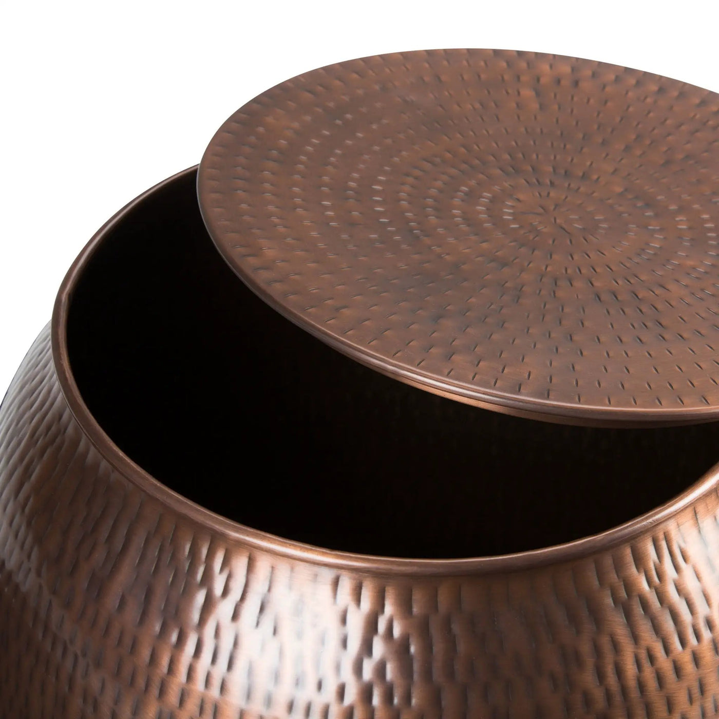 Griffen - Handcrafted Metal Storage Accent Table by HouseOfZazla