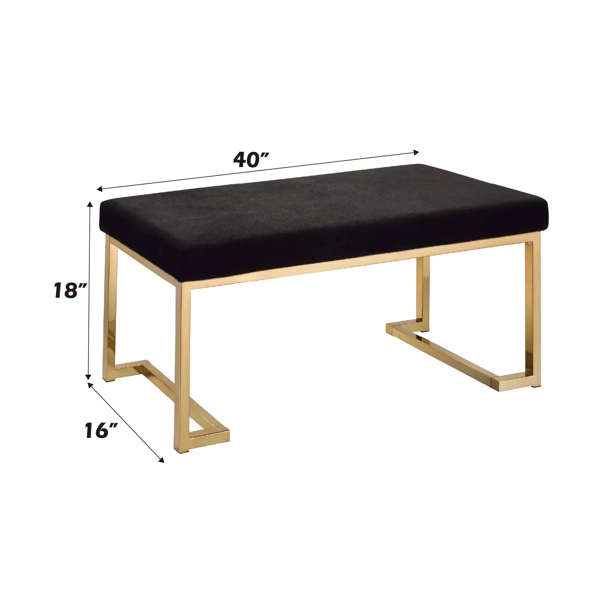 Boice - Bench - Black by Unique Piece Furniture