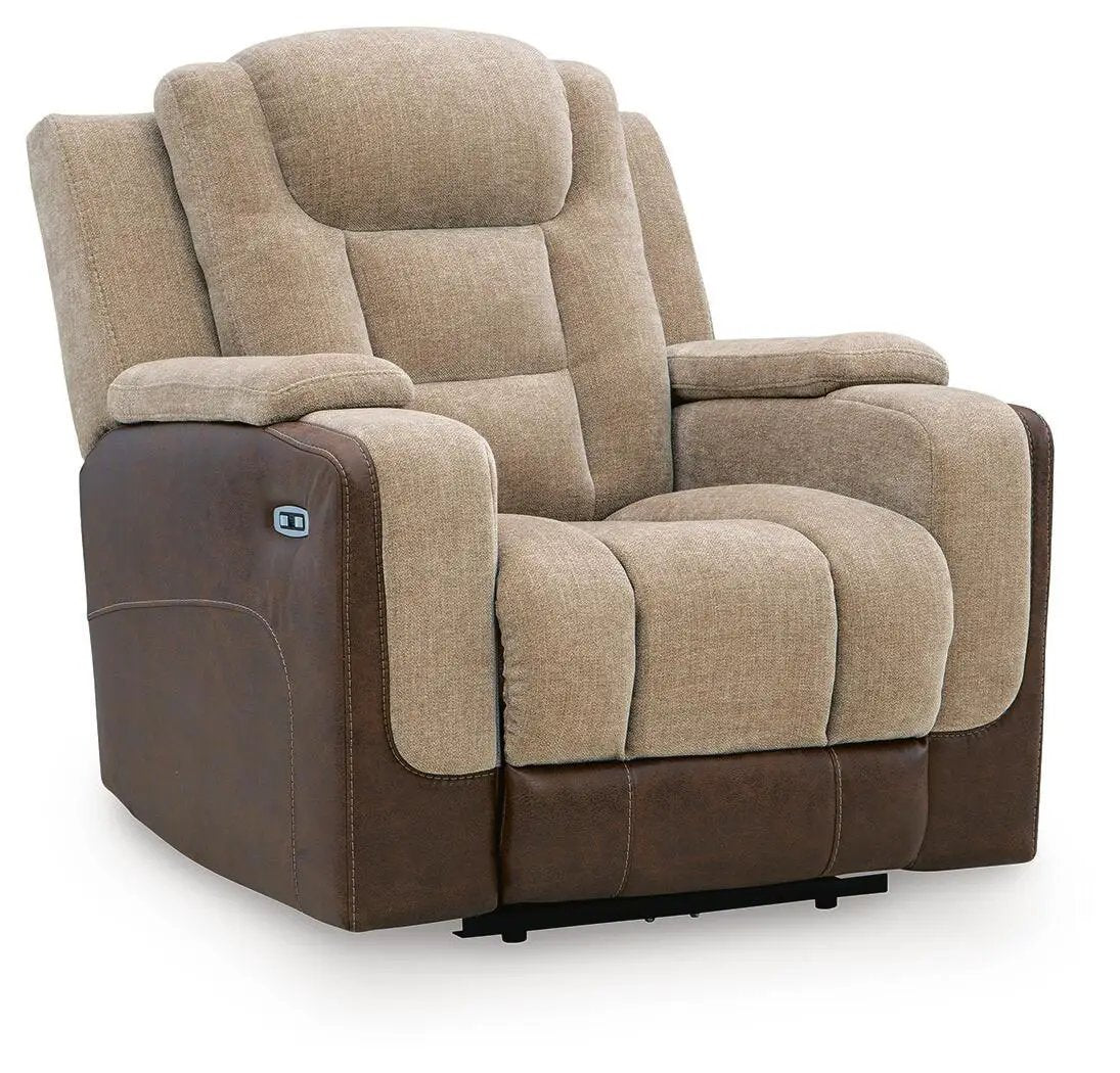 Mixed Motion - Power Recliner With Adjustable Headrest by Unique Piece Furniture