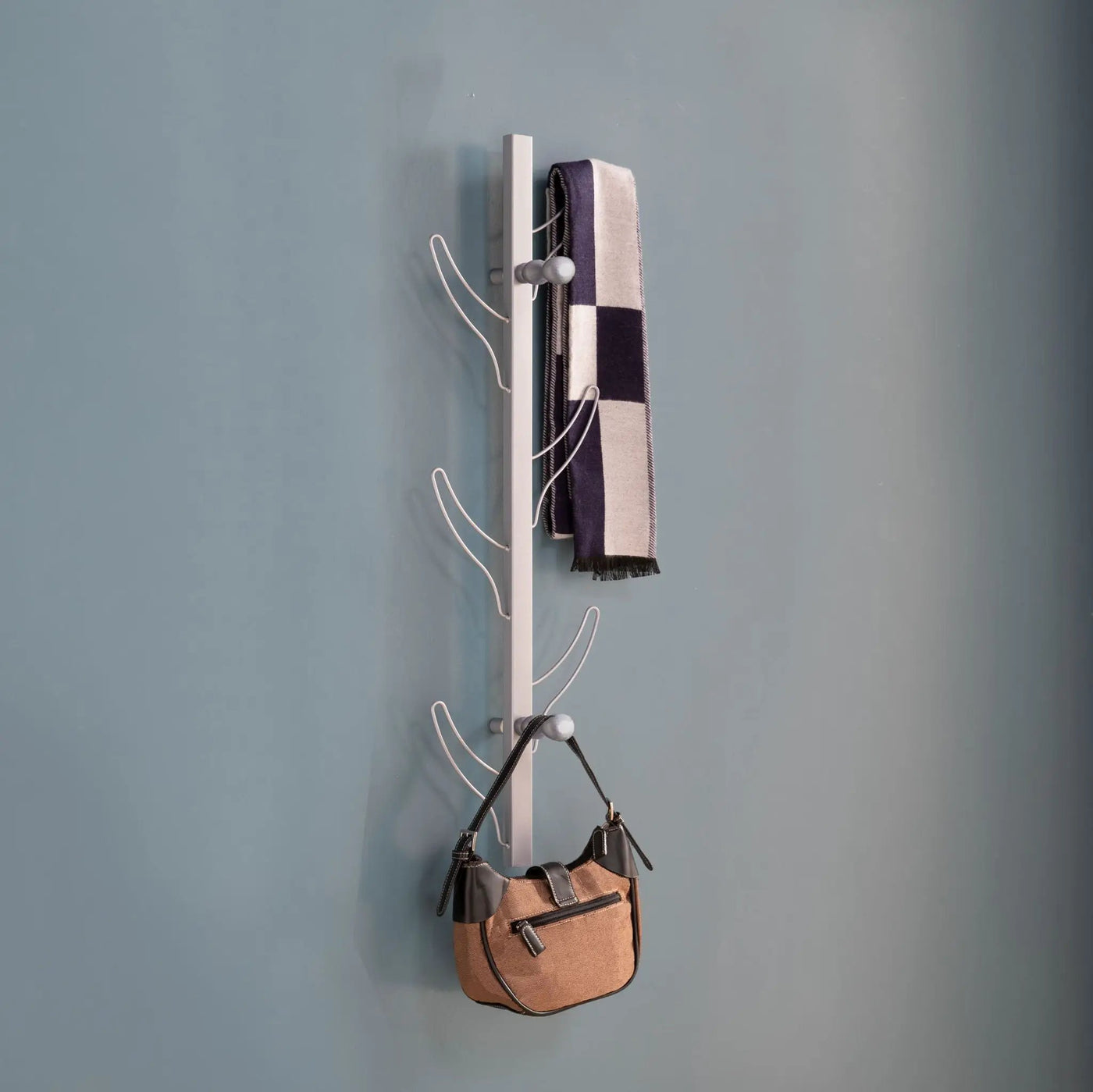 Vertical Eight Hook Coat Rack Wall Mount by HouseOfZazla