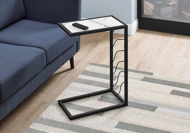 Accent Table, C - Shaped, Contemporary & Modern Convenient Design by HouseOfZazla