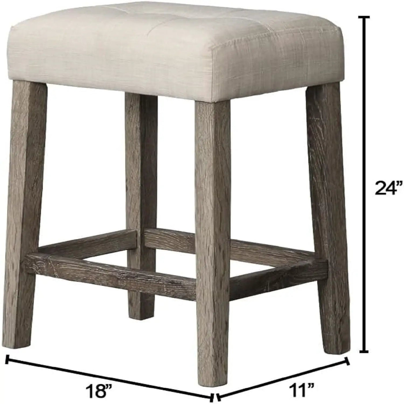 Transitional Backless Counter Stool (Set of 2) by HouseOfZazla