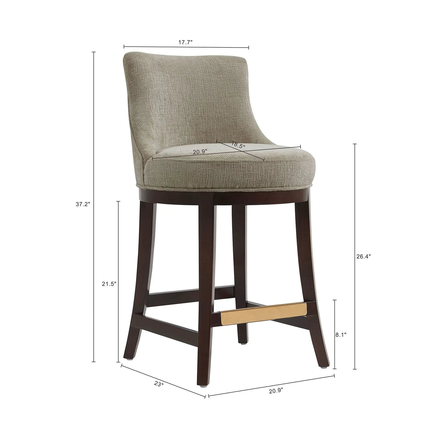 Lucia - Counter Stool by HouseOfZazla