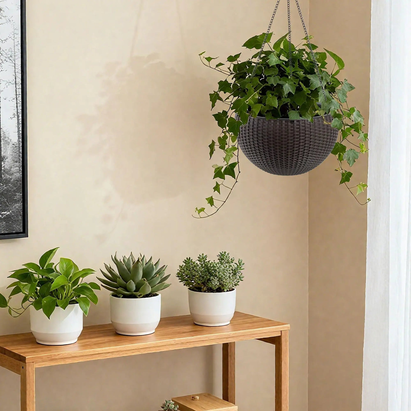 Self Watering Hanging Planter by HouseOfZazla