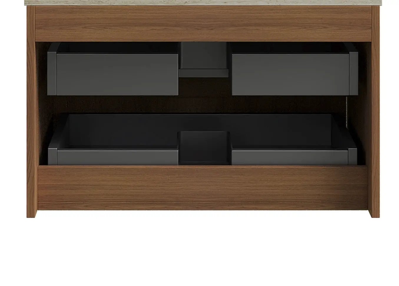 TILLEY 30'' Wall-Mounted Cabinet with 2 Drawers by HouseOfZazla