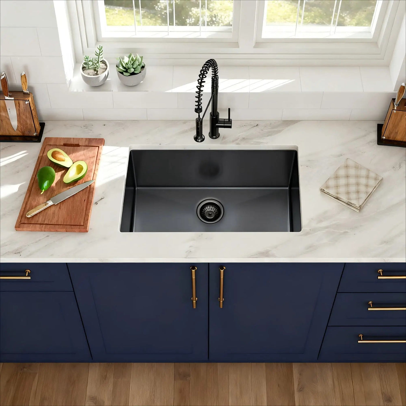 Undermount Kitchen Sink 16 Gauge Single Bowl Stainless Steel by HouseOfZazla