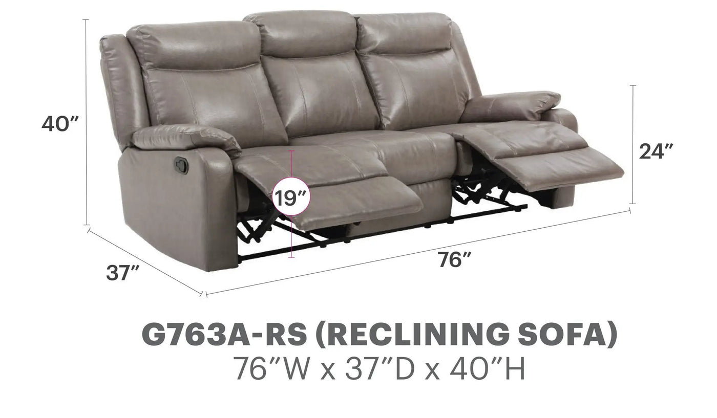 Contemporary Three Seater Sofa by Unique Piece Furniture