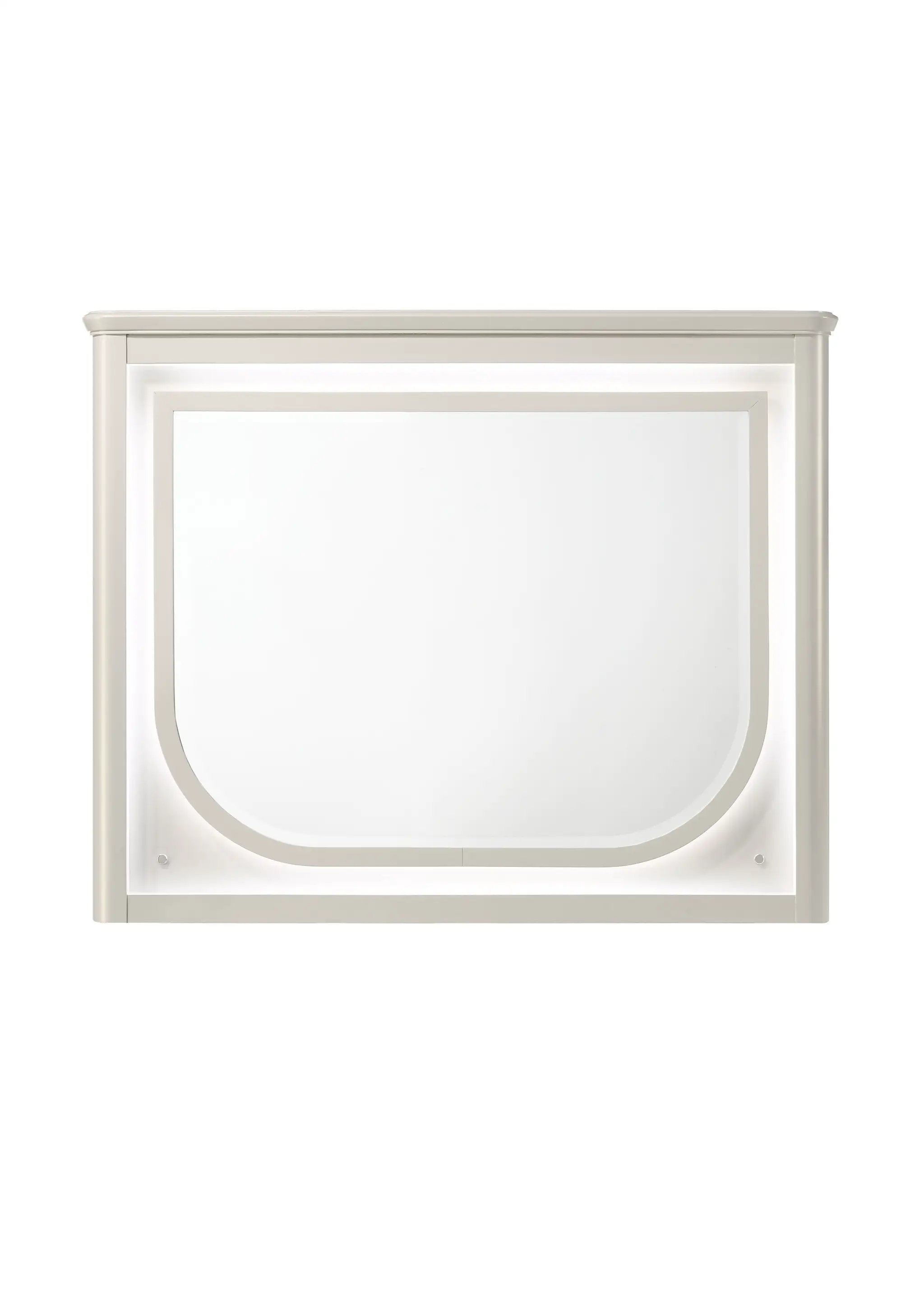 Laveda - Mirror With LED - White by Unique Piece Furniture