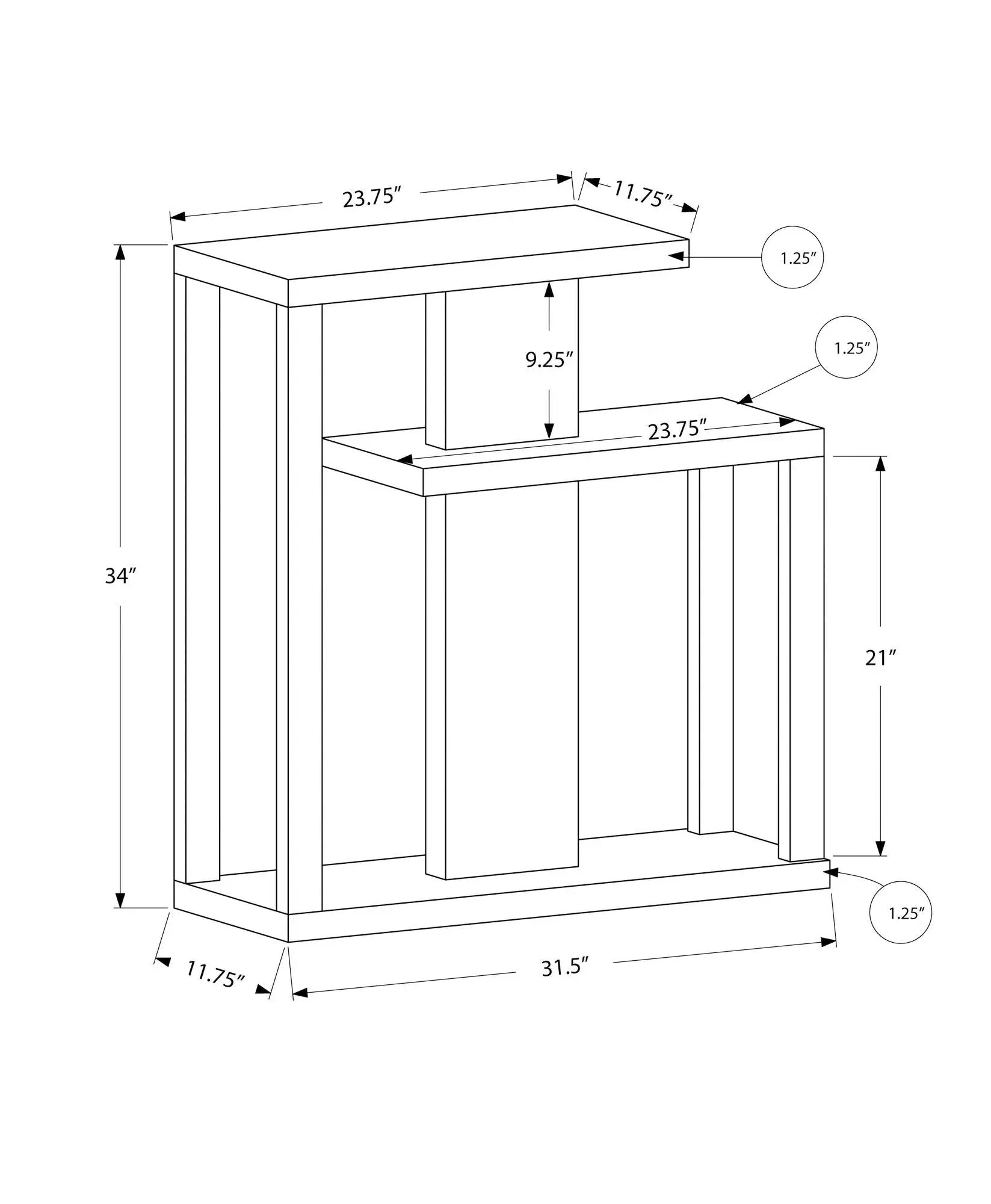 Accent Console Table For Entryway, Contemporary, Elegant Design by HouseOfZazla
