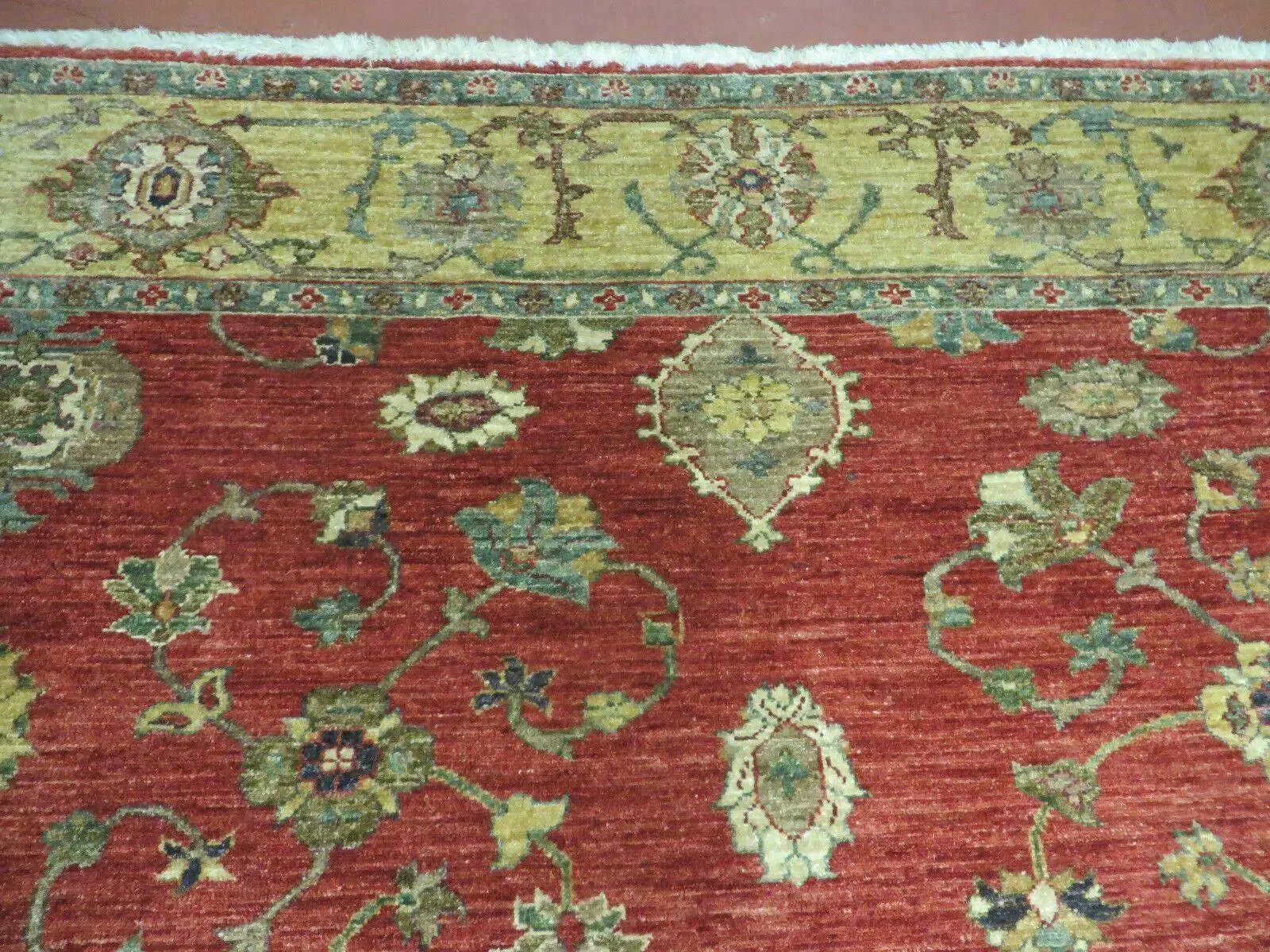 6.5' X 7' Vintage Handmade Egypt Agra Wool Rug Carpet Square Beauty by Jewel Rugs