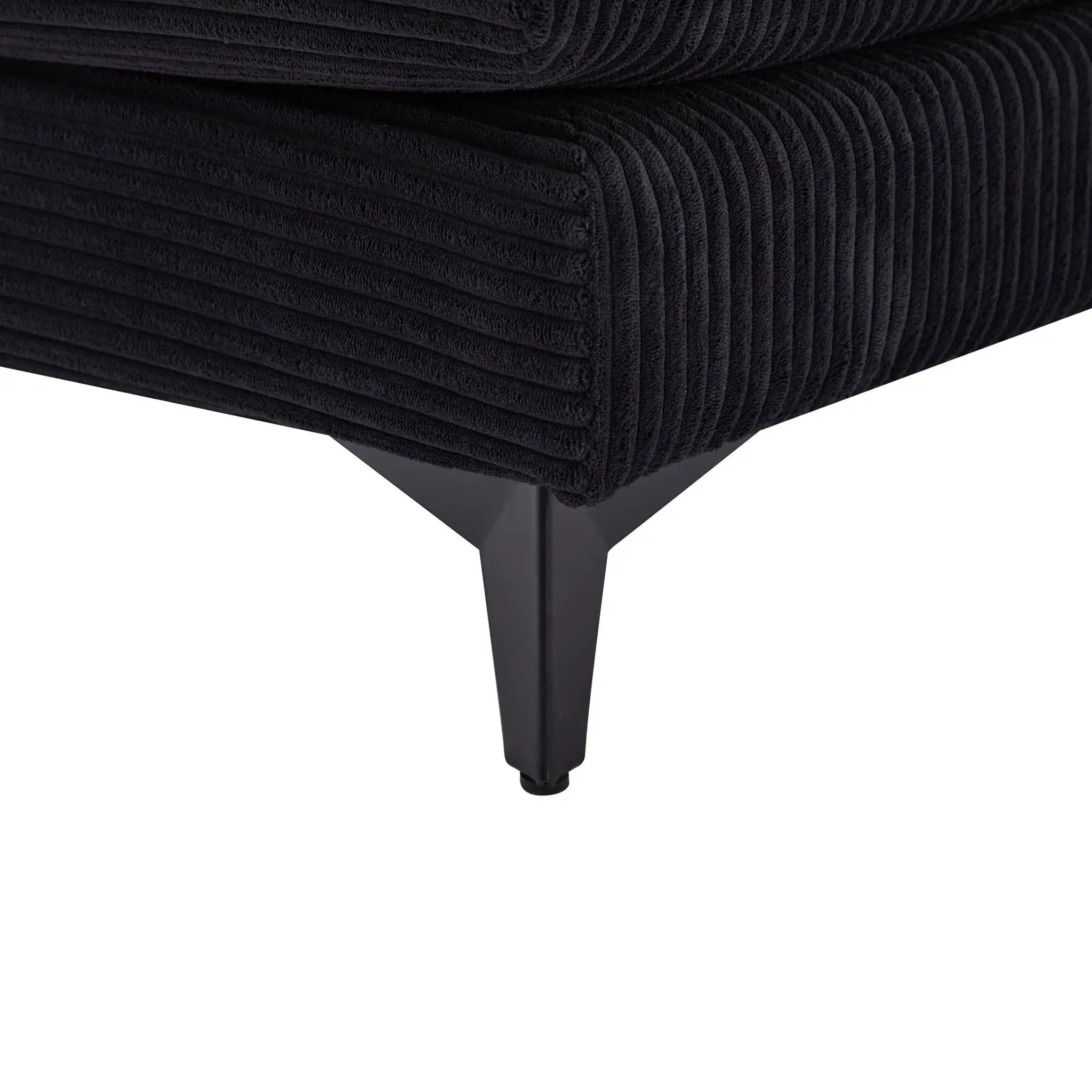Modern Deep Seat Sectional Sofa With Ottoman by HouseOfZazla