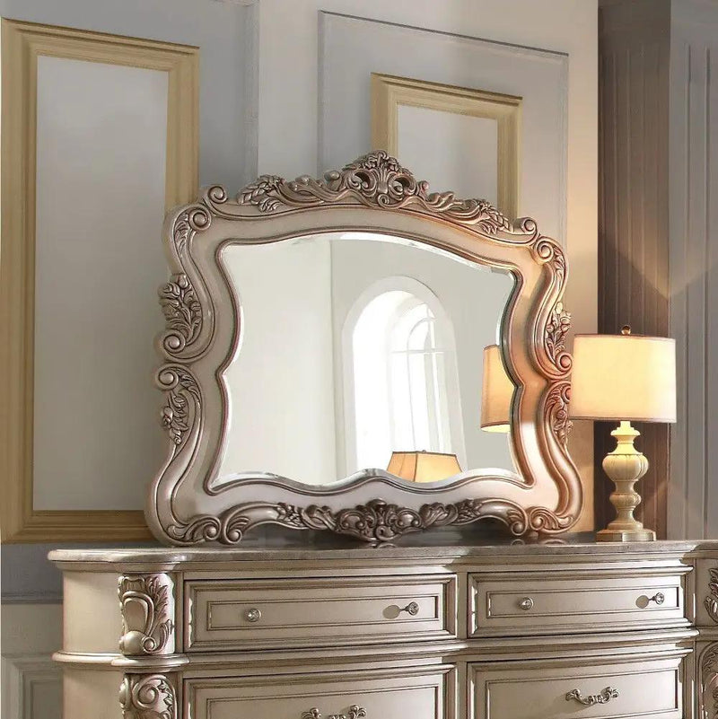 Gorsedd - Mirror - Golden Ivory by Unique Piece Furniture