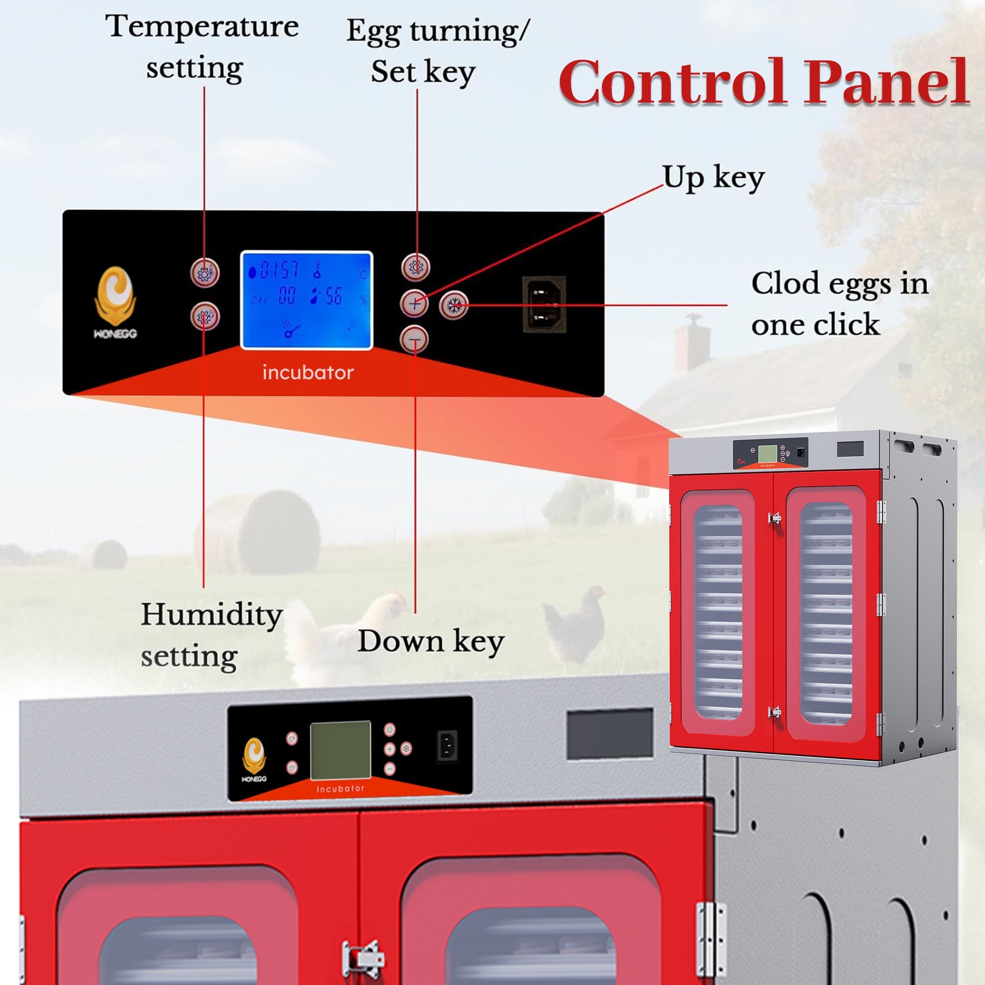 1000-Egg Commercial Cabinet Incubator – Digital Poultry Hatcher by HouseOfZazla