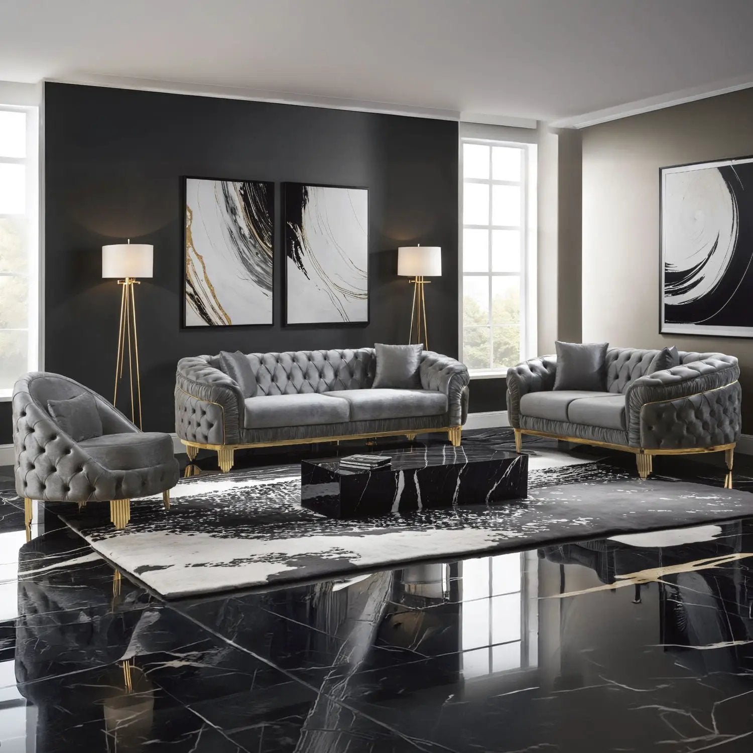 Vanessa - Living Room Set by HouseOfZazla