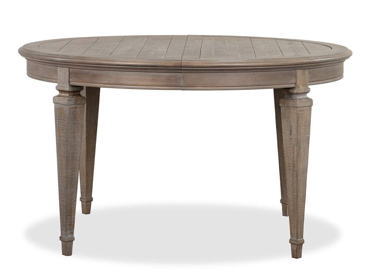 Lancaster - Round Dining Table - Dovetail Gray, photo 4 of 7
