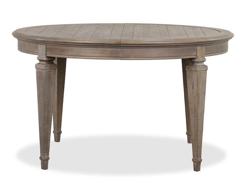 Lancaster - Round Dining Table - Dovetail Gray, photo 4 of 7