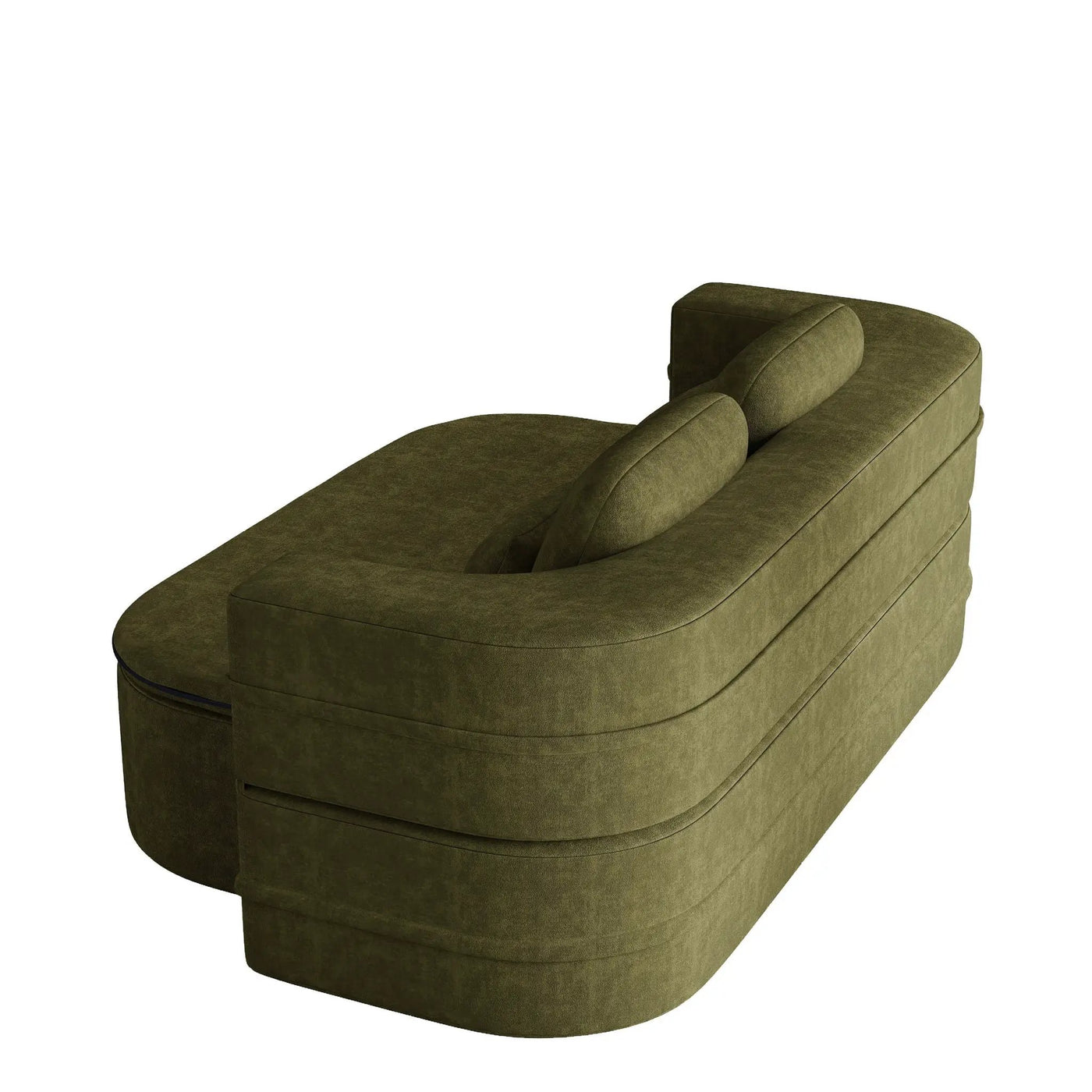 2 In 1 Foldable Sofa Bed With Multi Functional Blanket, Floor Lounge Sofa by HouseOfZazla