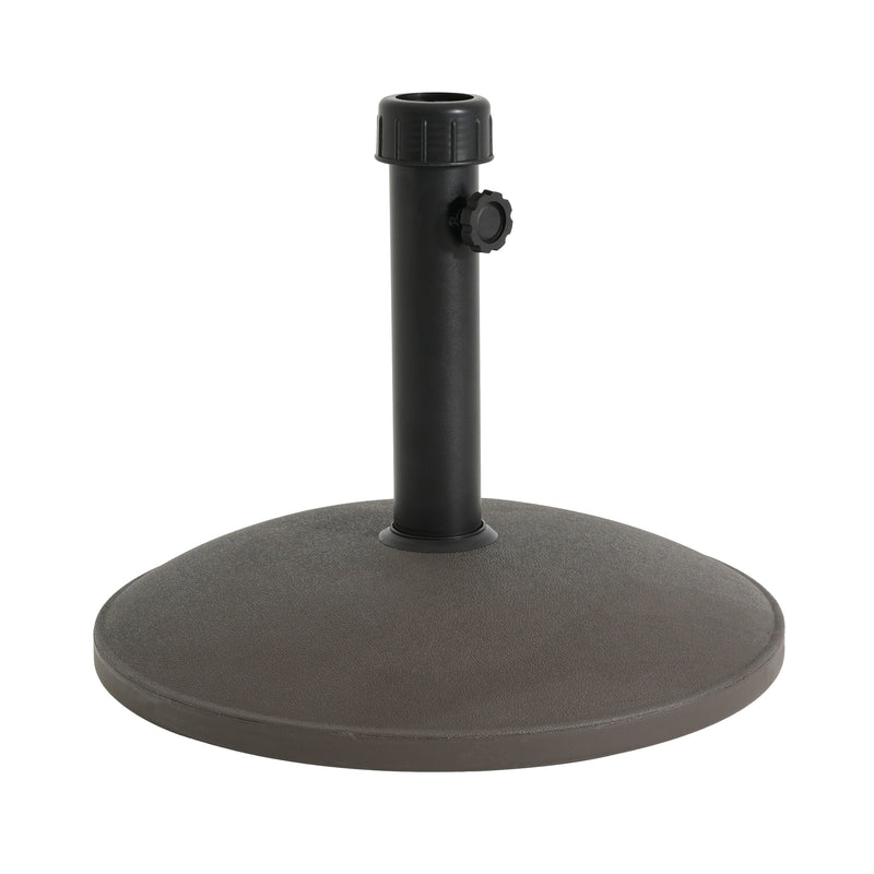 Ander Outdoor 35-pound Round Umbrella Base - Brown by HouseOfZazla