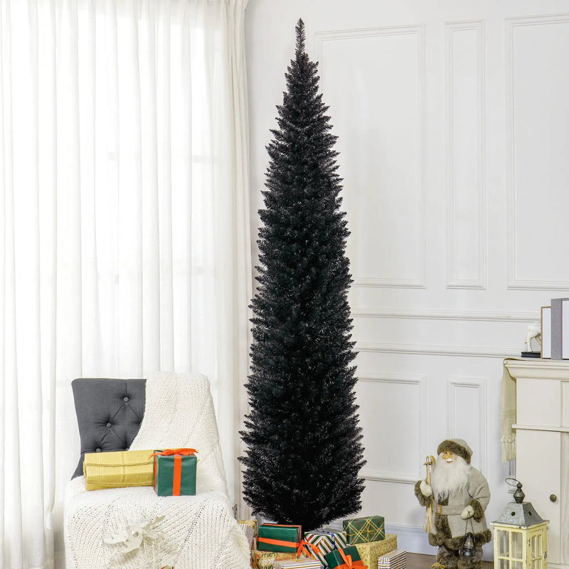 HOMCOM 8' Artificial Pencil Christmas Tree by HouseOfZazla
