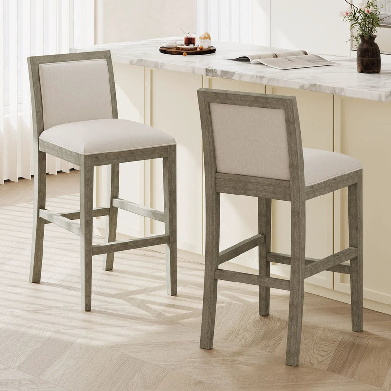 Upholstered Barstools (Set of 2) by HouseOfZazla