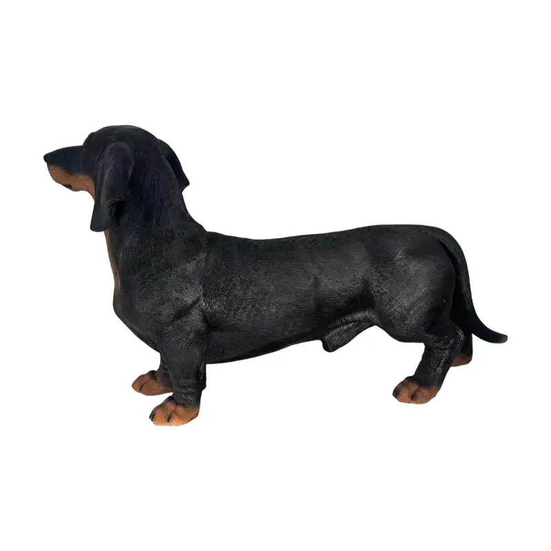 26" Black And Tan Dachshund Statue by HouseOfZazla