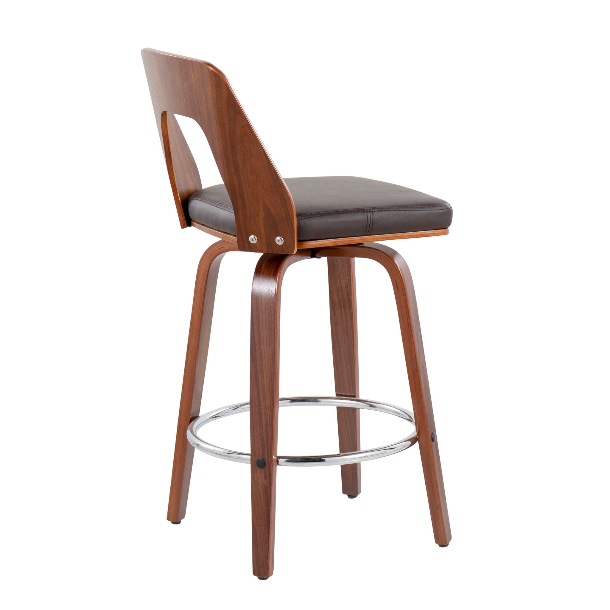 Trilogy - Mid Century Modern Counter Stool (Set of 2) by HouseOfZazla