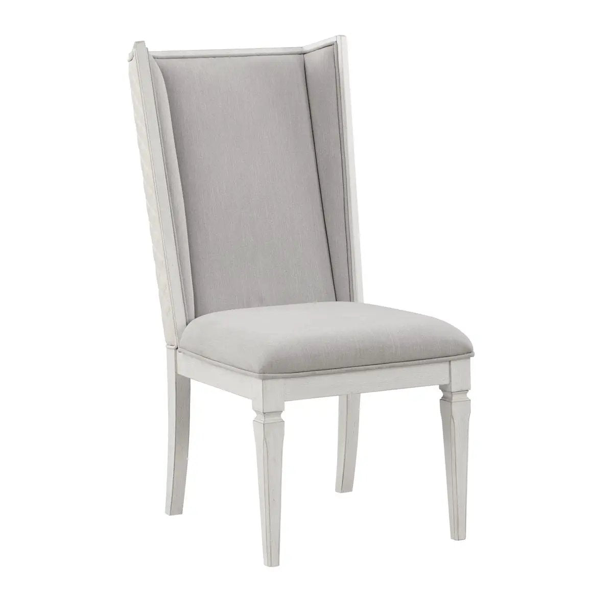 Katia - Side Chair (Set of 2) - Gray / White by Unique Piece Furniture