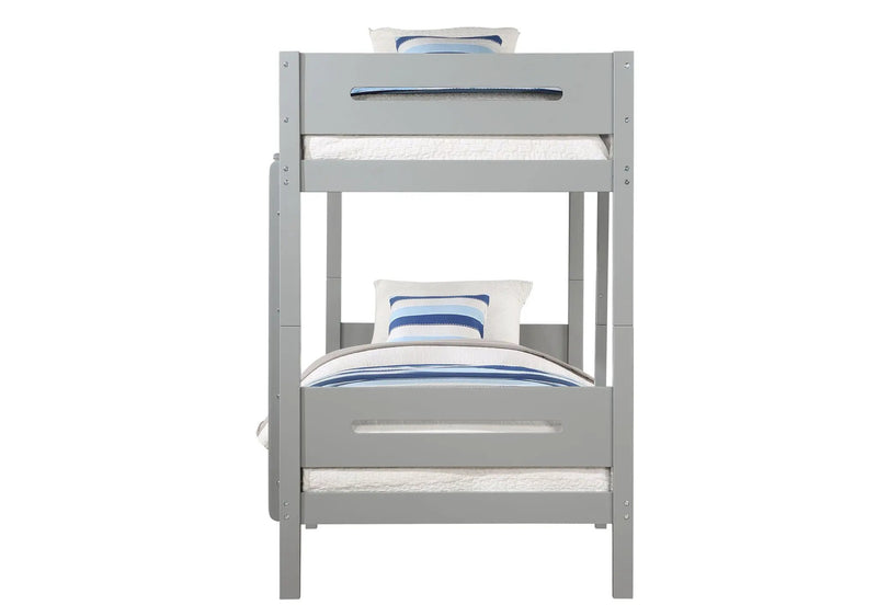 Edah - Twin Twin Bunk Bed - Gray by HouseOfZazla