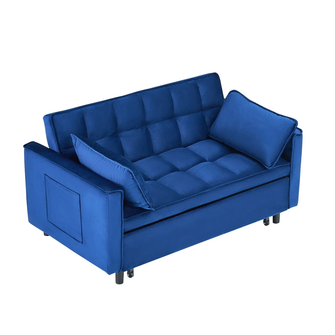Sofa Bed With Pockets, 3 In 1 Convertible For Living Room by HouseOfZazla
