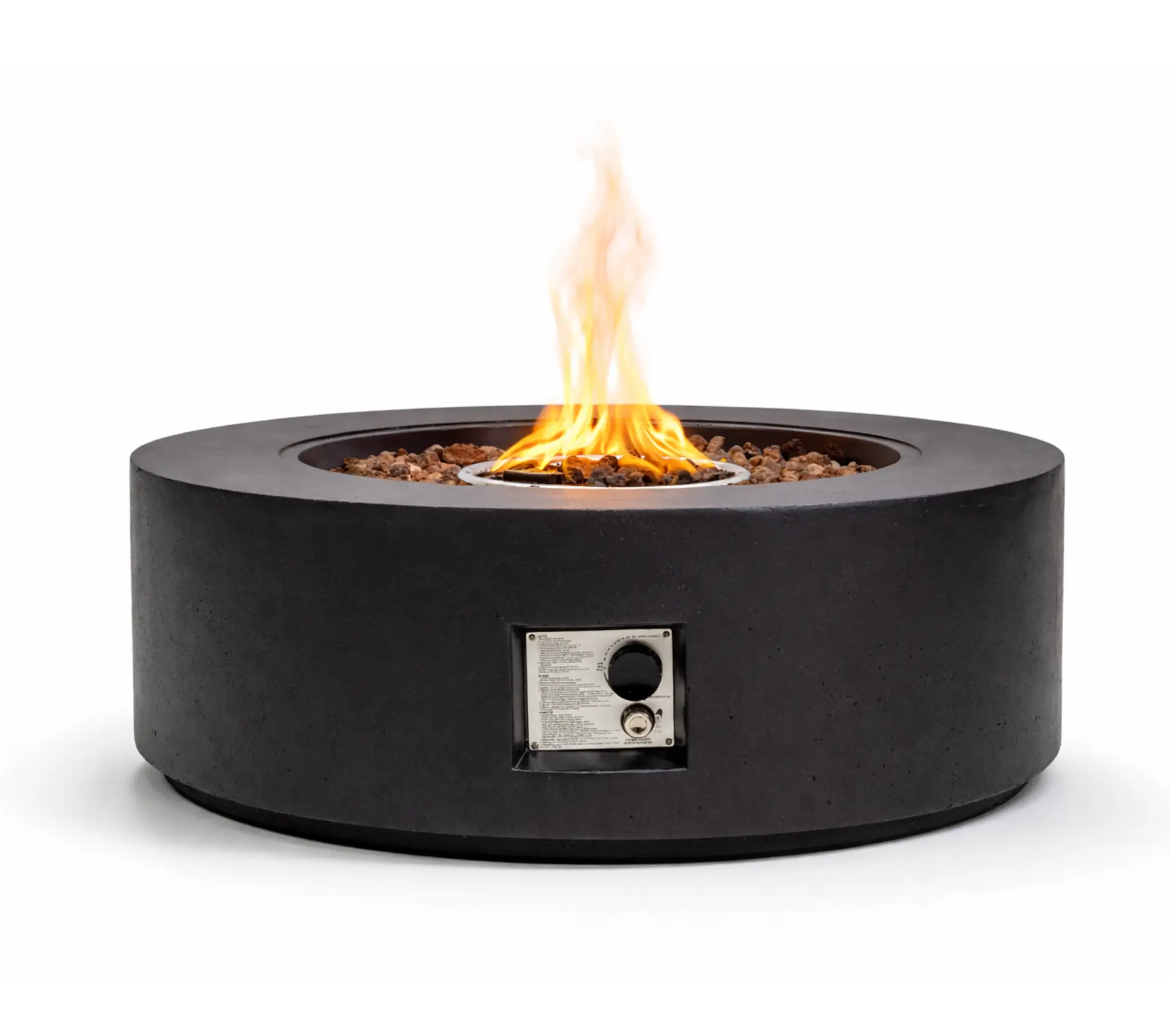40' Round Outdoor Propane Fire Pit Table by HouseOfZazla