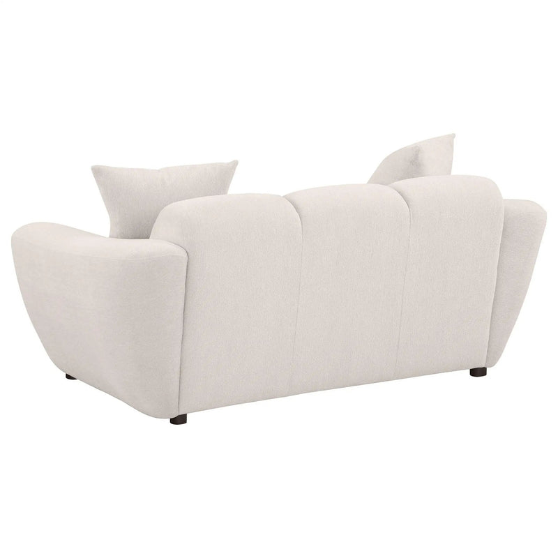 Destino 3-piece Chenille Splayed Arm Sofa Set Greige by Unique Piece Furniture