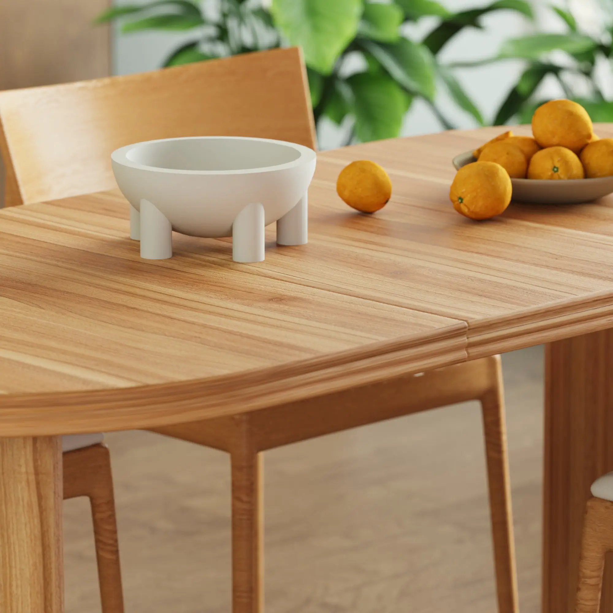 Modern Extendable Dining Table with Removable Extension Leaves by HouseOfZazla