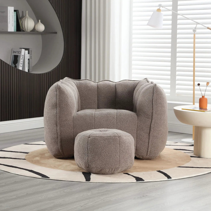 Soft Bean Bag Chair With High Resilient Foam by HouseOfZazla